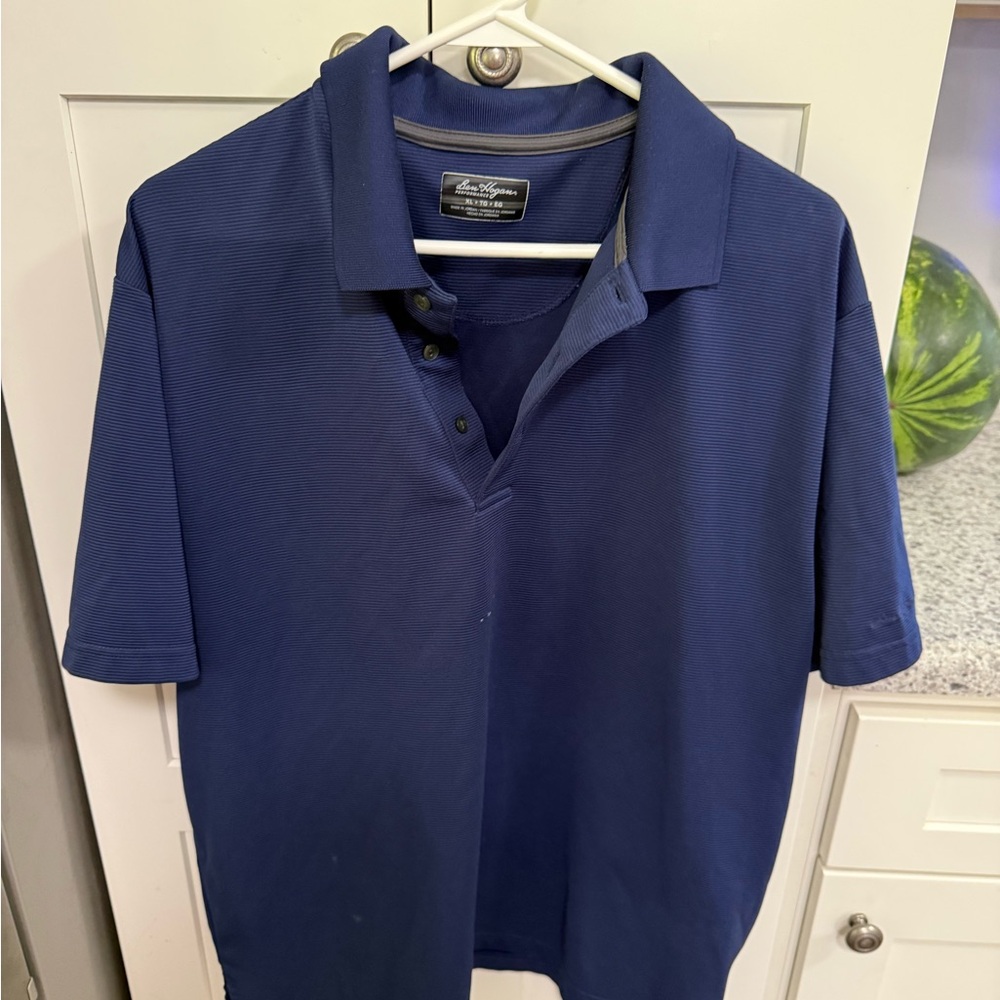 Ben Hogan Navy Blue Short-Sleeve Polo